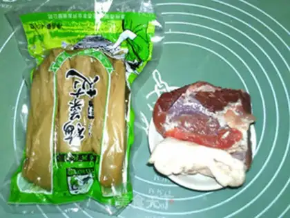 Make Plum meat step 0