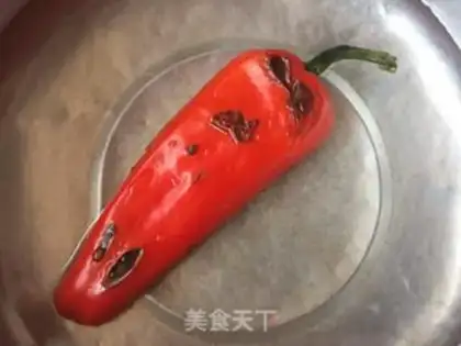 Make Hot pepper eggs step 2