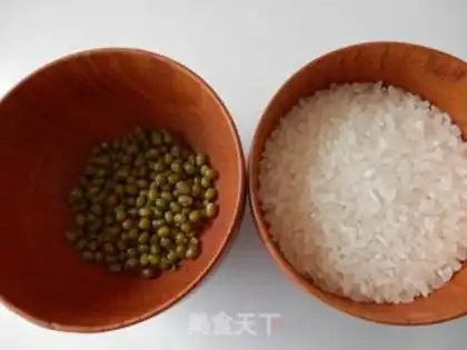 Make Green bean congee step 0