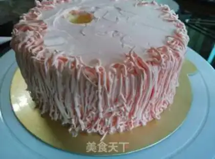 Make Baby bubble bath birthday cake step 8