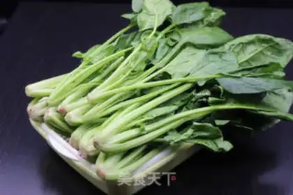 Make Scorch spinach step 1