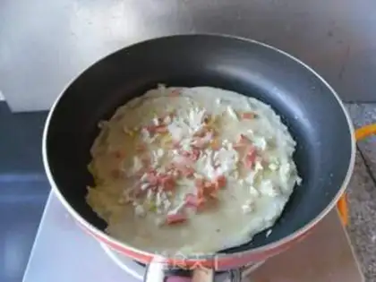 Make Onion waffles step 7