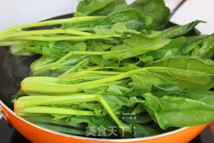 Make Scorch spinach step 3