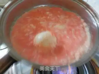 Make Strawberry eggs step 2