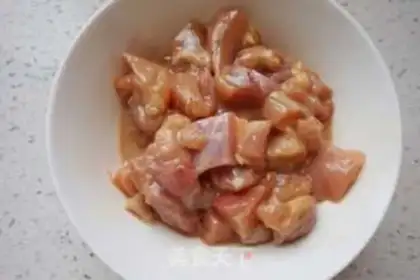 Make Cashew chicken step 1