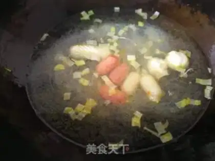 Make A fan soup step 4