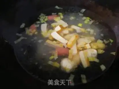 Make A fan soup step 5