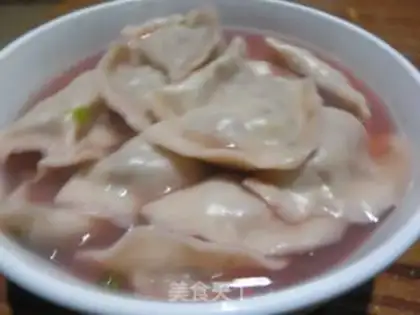 Make Red soup dumplings step 4