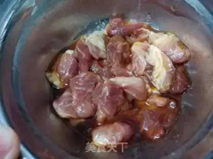 Make Garlic tasting tofu step 1