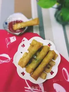 Make Spring rolls step 10