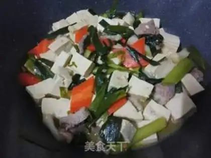 Make Garlic tasting tofu step 8