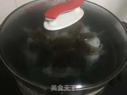 Make Garlic fans steam shrimp step 11
