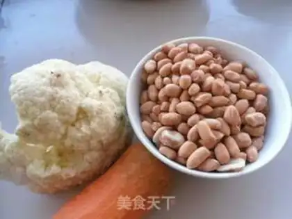 Make Plumbing peanut rice step 0