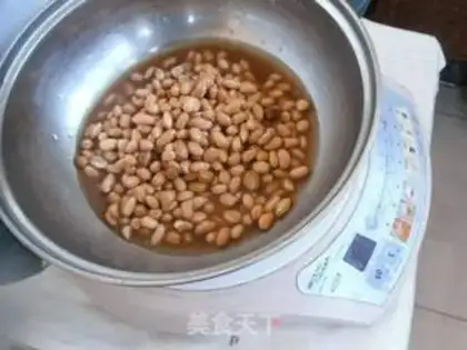 Make Plumbing peanut rice step 2