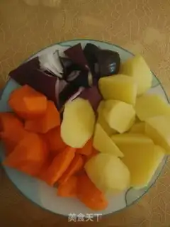 Make Curry chicken step 1