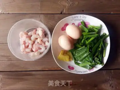 Make Shrimp fried eggs step 0