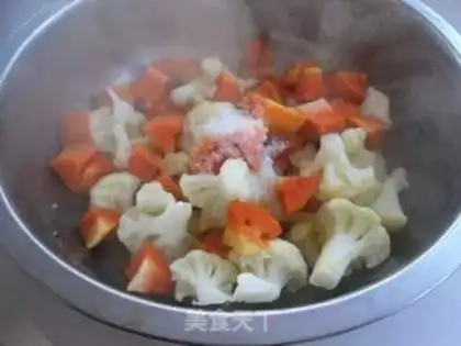 Make Plumbing peanut rice step 9
