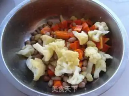 Make Plumbing peanut rice step 12