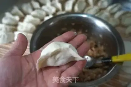 Make Beef onion dumplings step 8