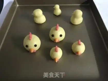 Make Chicken, fruit and cheese step 5