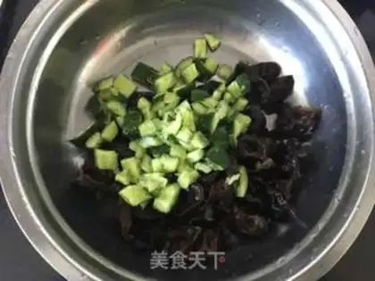 Make The cucumber platters step 5