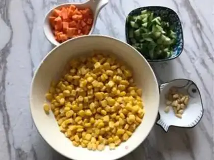 Make Golden Jade is full of pine corn step 0