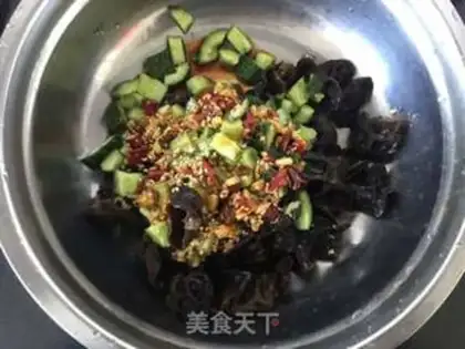 Make The cucumber platters step 6