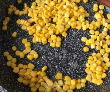 Make Golden Jade is full of pine corn step 2