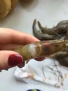 Make Super red shrimp step 0