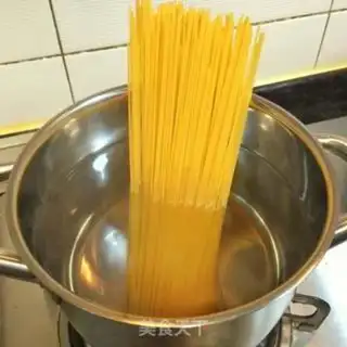 Make Fried salmon with pasta butter and butter step 5