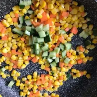 Make Golden Jade is full of pine corn step 4
