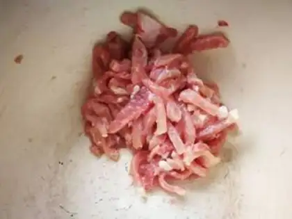 Make Pepper bean skin step 1
