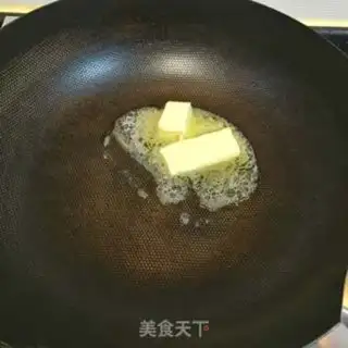 Make Fried salmon with pasta butter and butter step 7