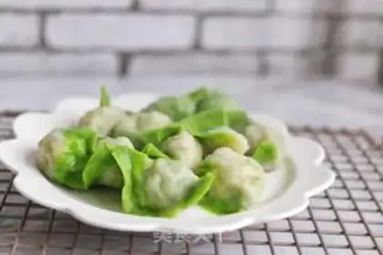 Make Emerald white dumplings step 11