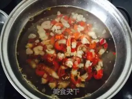 Make Hot lobster tail step 1