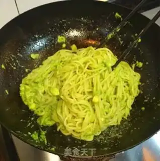 Make Fried salmon with pasta butter and butter step 13