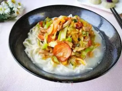 Make Bones soup noodles step 7