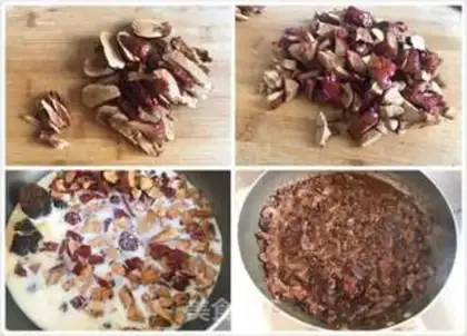 Make Red sugar with dates step 2
