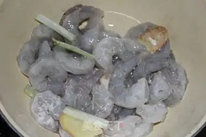 Make Skinny shrimp step 2