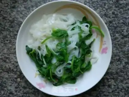 Make Hot rice powder step 2