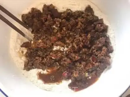 Make Red sugar with dates step 4