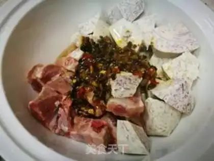 Make Potato-drum steaming ribs step 6