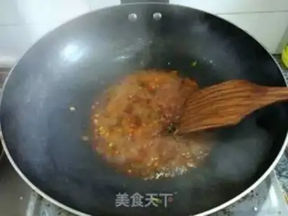 Make Hot rice powder step 4