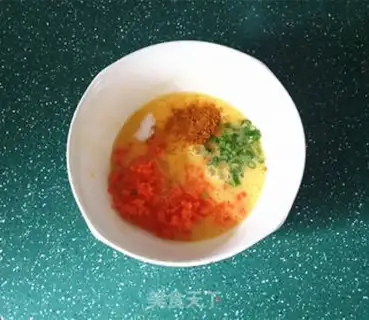 Make Egg rice cake step 3