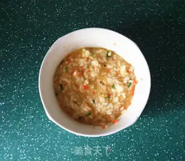Make Egg rice cake step 5