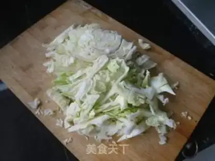 Make Korean spicy green blue step 1