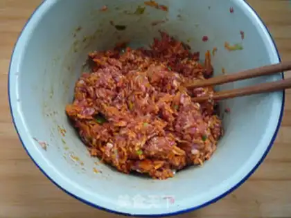 Make Pork carrot dumplings step 5