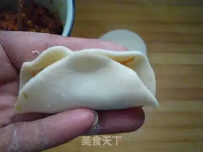 Make Pork carrot dumplings step 7