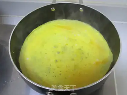 Make Meat cucumber omelet step 3