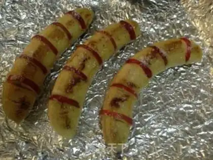 Make Banana roasted by the mountains step 3